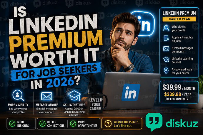 Is LinkedIn Premium Worth It for Job Seekers in 2026 💼 | diskuz.com