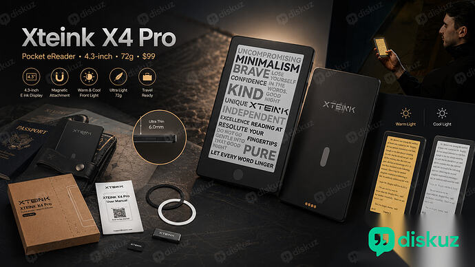 Xteink X4 Pro: Would You Use a 4.3-Inch Pocket eReader? | diskuz.com